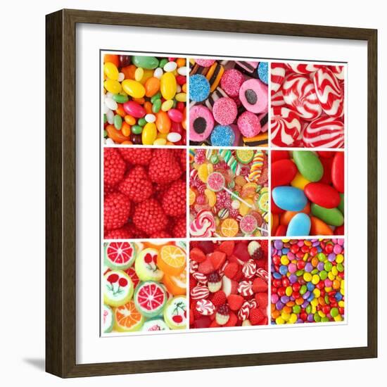 Sweets-egal-Framed Art Print