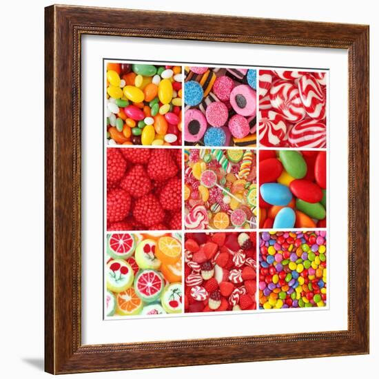 Sweets-egal-Framed Art Print