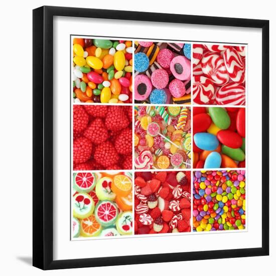 Sweets-egal-Framed Art Print