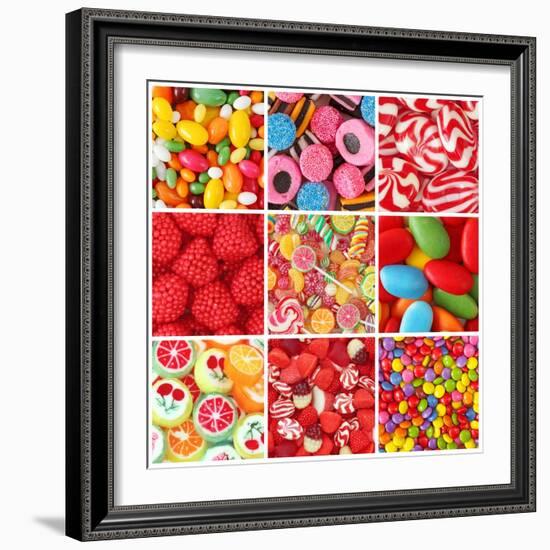 Sweets-egal-Framed Art Print