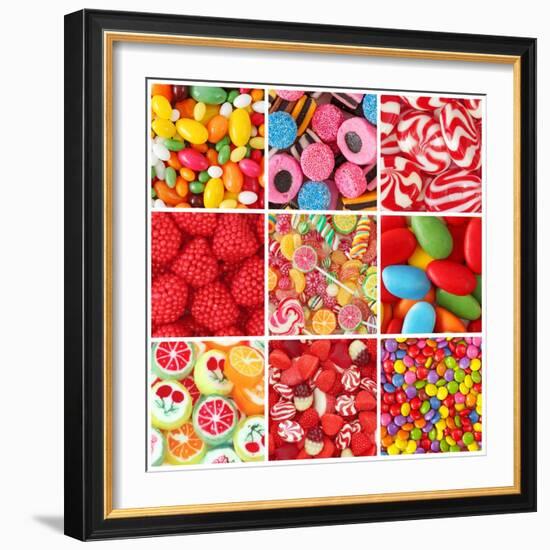 Sweets-egal-Framed Art Print