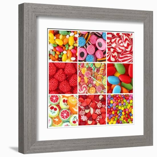 Sweets-egal-Framed Art Print