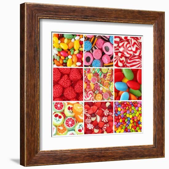 Sweets-egal-Framed Art Print