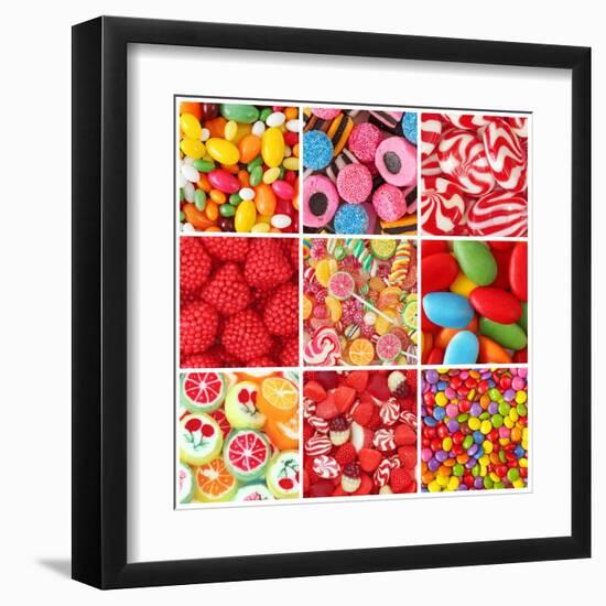 Sweets-egal-Framed Art Print