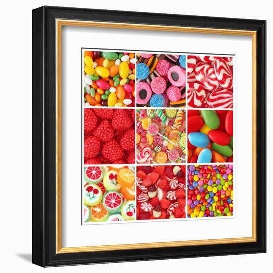 Sweets-egal-Framed Art Print