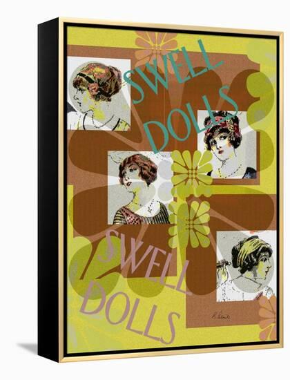 Swell Dolls-Ruth Palmer-Framed Stretched Canvas