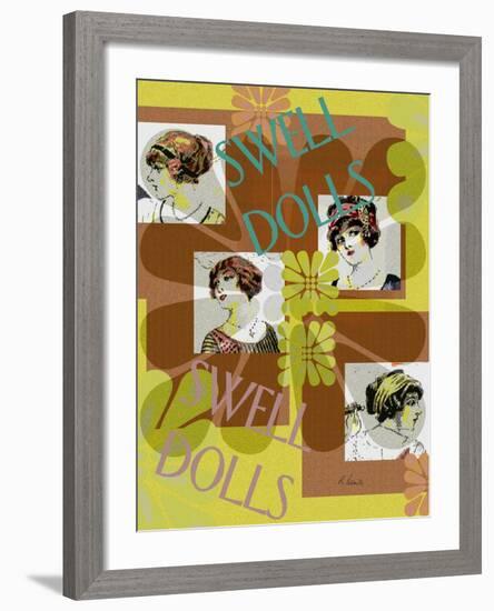 Swell Dolls-Ruth Palmer-Framed Art Print