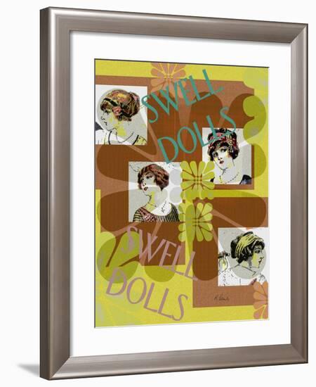 Swell Dolls-Ruth Palmer-Framed Art Print