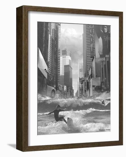 Swell Time in Town-Thomas Barbey-Framed Giclee Print