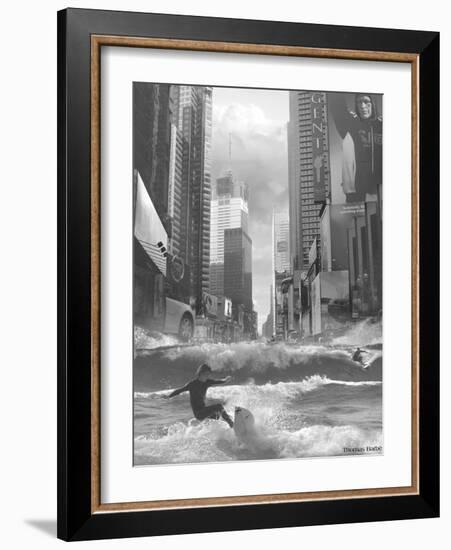 Swell Time in Town-Thomas Barbey-Framed Giclee Print
