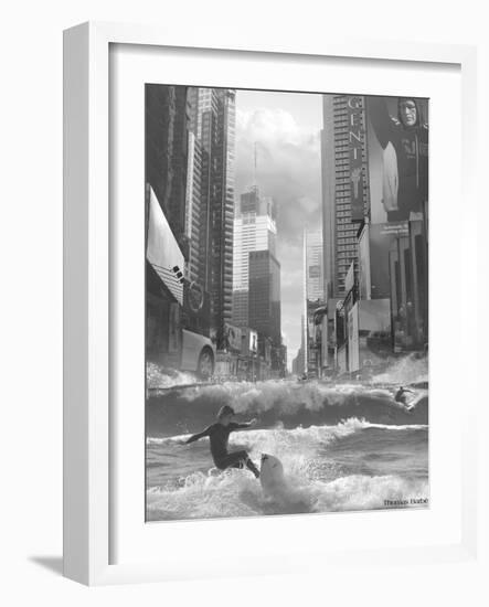 Swell Time in Town-Thomas Barbey-Framed Giclee Print