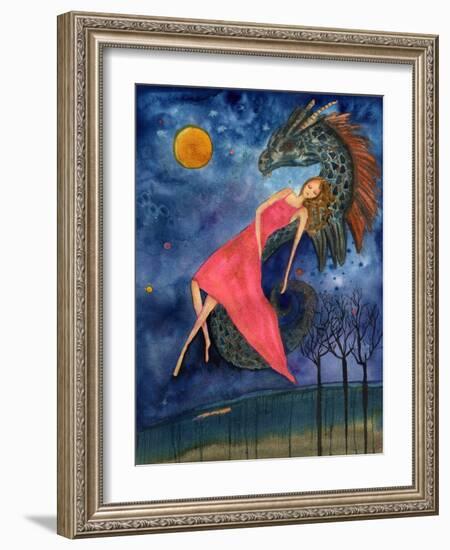 Swept Away by the Beast-Wyanne-Framed Giclee Print