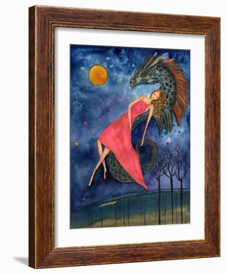 Swept Away by the Beast-Wyanne-Framed Giclee Print