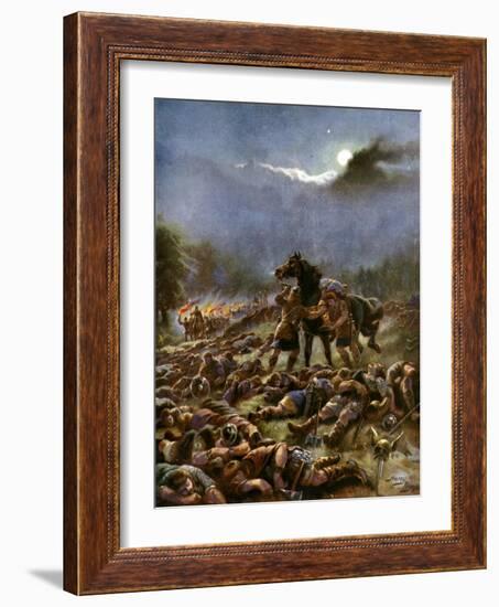 Sweyn's Poisoned Army, 1036-Henry Payne-Framed Giclee Print