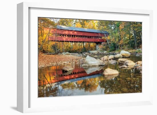 Swift River Covered Bridge-Alan Majchrowicz-Framed Photo