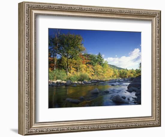 Swift River in Autumn, White Mountains National Forest, New Hampshire, USA-Adam Jones-Framed Photographic Print