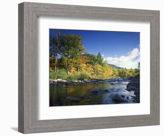 Swift River in Autumn, White Mountains National Forest, New Hampshire, USA-Adam Jones-Framed Photographic Print