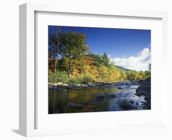 Swift River in Autumn, White Mountains National Forest, New Hampshire, USA-Adam Jones-Framed Photographic Print