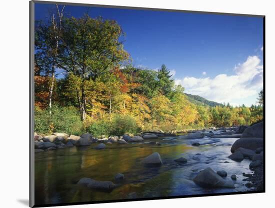 Swift River in Autumn, White Mountains National Forest, New Hampshire, USA-Adam Jones-Mounted Photographic Print