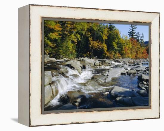 Swift River, Kangamagus Highway, New Hampshire, USA-Fraser Hall-Framed Premier Image Canvas