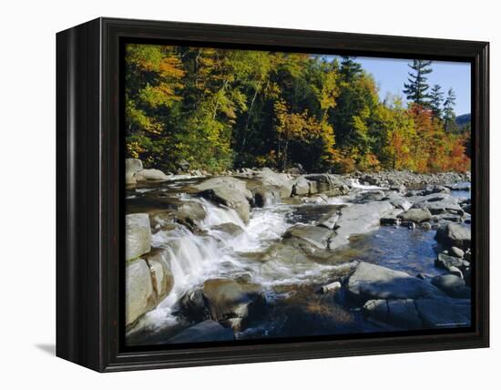 Swift River, Kangamagus Highway, New Hampshire, USA-Fraser Hall-Framed Premier Image Canvas