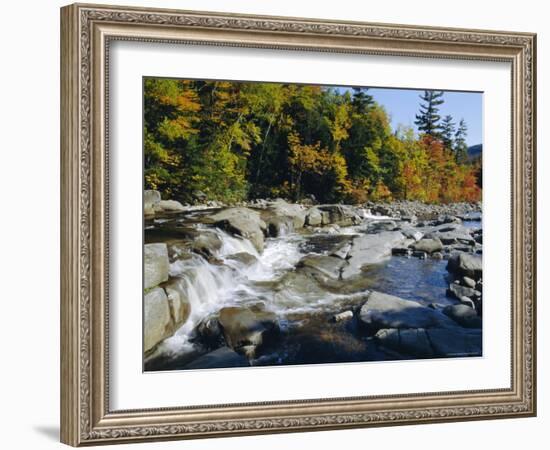 Swift River, Kangamagus Highway, New Hampshire, USA-Fraser Hall-Framed Photographic Print