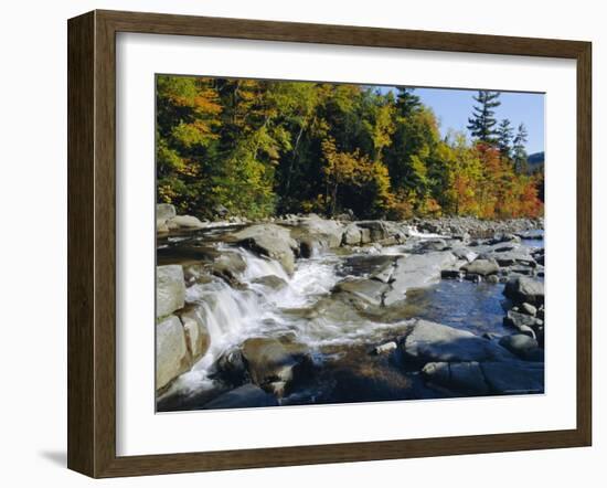 Swift River, Kangamagus Highway, New Hampshire, USA-Fraser Hall-Framed Photographic Print