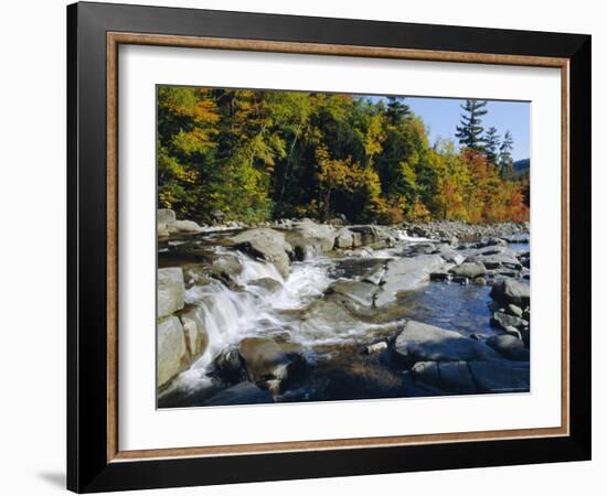 Swift River, Kangamagus Highway, New Hampshire, USA-Fraser Hall-Framed Photographic Print