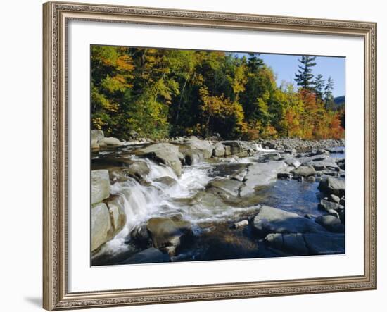 Swift River, Kangamagus Highway, New Hampshire, USA-Fraser Hall-Framed Photographic Print