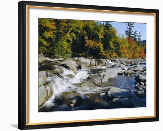 Swift River, Kangamagus Highway, New Hampshire, USA-Fraser Hall-Framed Photographic Print