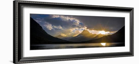 Swiftcurrent Lake Sundown Glacier N P-Steve Gadomski-Framed Photographic Print