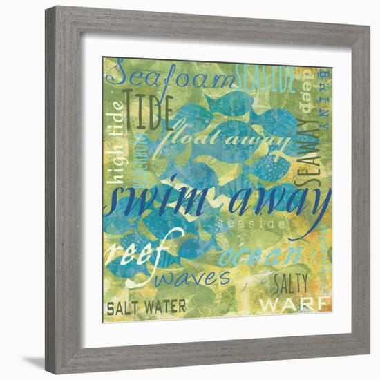 Swim Away-Bee Sturgis-Framed Art Print