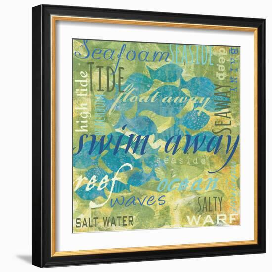 Swim Away-Bee Sturgis-Framed Art Print