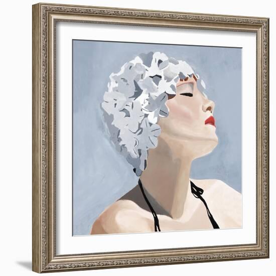 Swim Cap II-Clayton Rabo-Framed Giclee Print