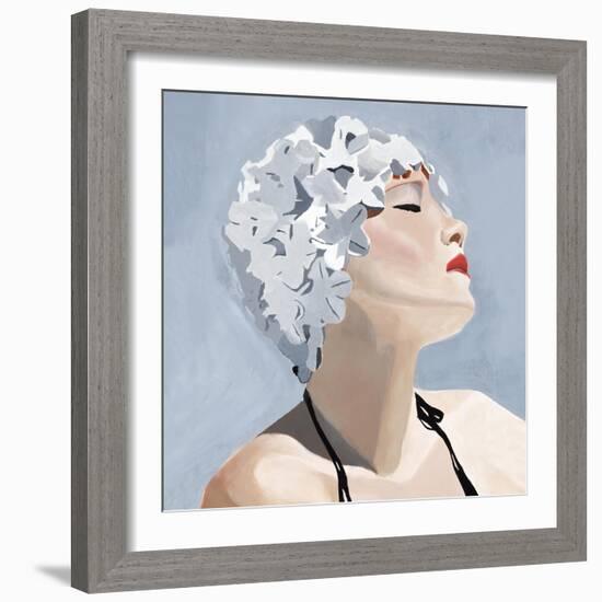 Swim Cap II-Clayton Rabo-Framed Giclee Print