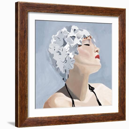 Swim Cap II-Clayton Rabo-Framed Giclee Print