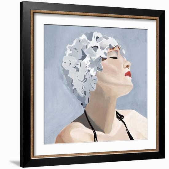 Swim Cap II-Clayton Rabo-Framed Giclee Print