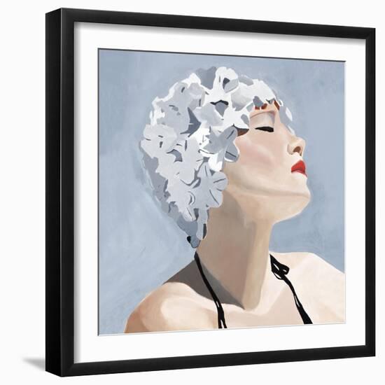 Swim Cap II-Clayton Rabo-Framed Giclee Print