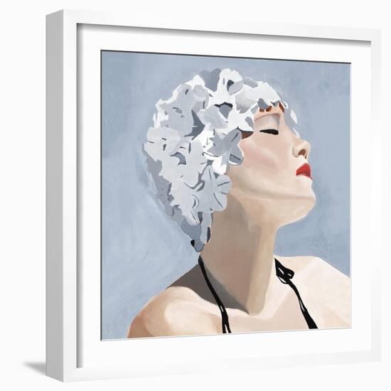 Swim Cap II-Clayton Rabo-Framed Giclee Print