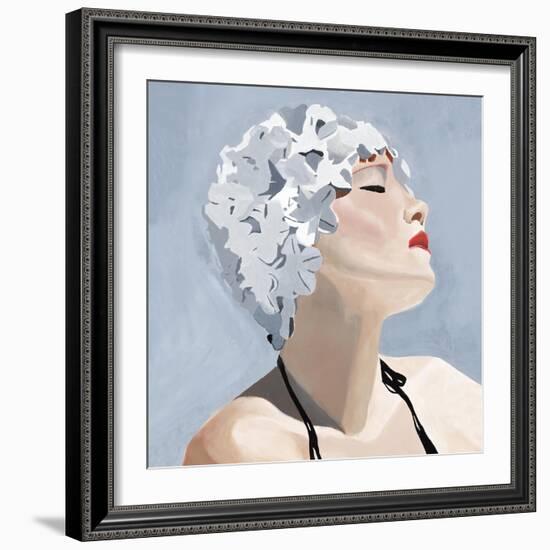 Swim Cap II-Clayton Rabo-Framed Giclee Print