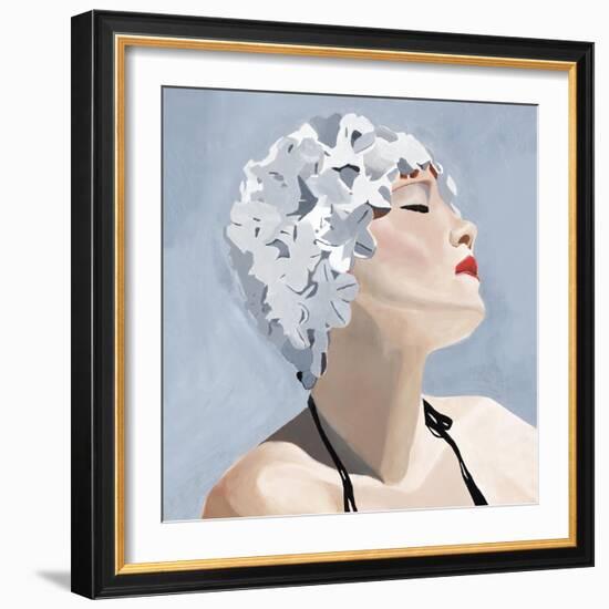 Swim Cap II-Clayton Rabo-Framed Giclee Print