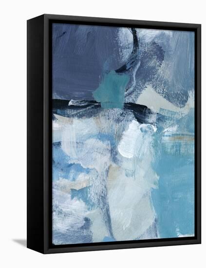 Swim II-Christina Long-Framed Stretched Canvas