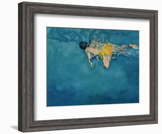 Swimmer in Yellow, 1990-Gareth Lloyd Ball-Framed Giclee Print