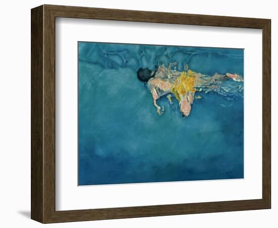 Swimmer in Yellow, 1990-Gareth Lloyd Ball-Framed Giclee Print