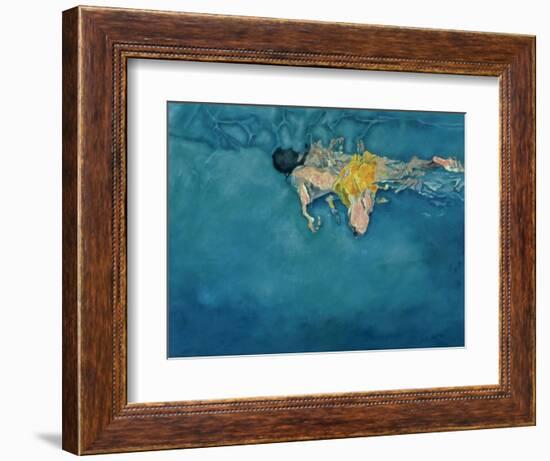 Swimmer in Yellow, 1990-Gareth Lloyd Ball-Framed Giclee Print