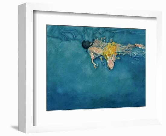 Swimmer in Yellow, 1990-Gareth Lloyd Ball-Framed Giclee Print