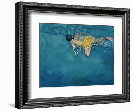 Swimmer in Yellow, 1990-Gareth Lloyd Ball-Framed Giclee Print