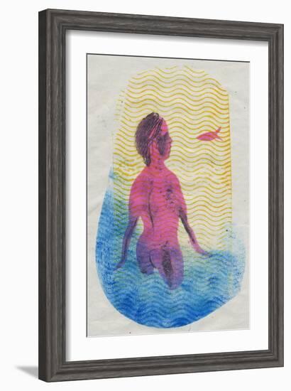 Swimmer-Mary Kuper-Framed Giclee Print