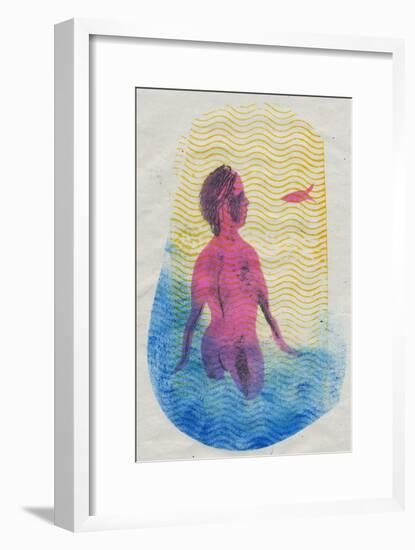 Swimmer-Mary Kuper-Framed Giclee Print