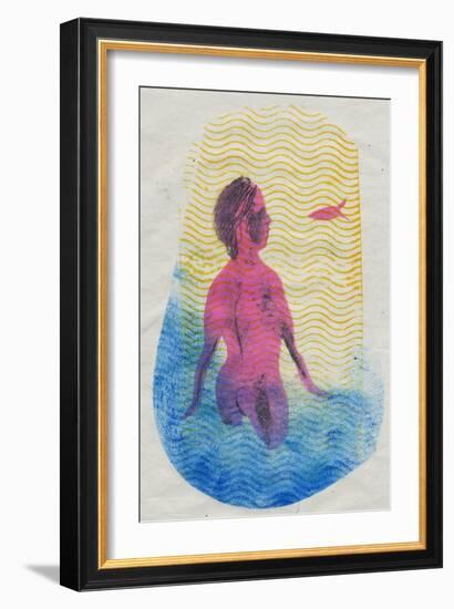 Swimmer-Mary Kuper-Framed Giclee Print